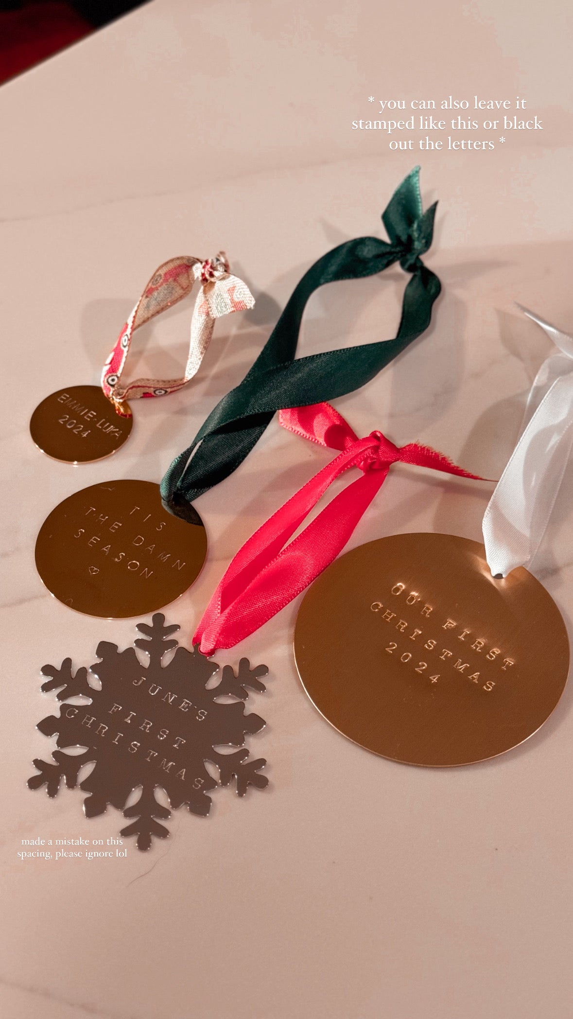 Personalized Ornaments