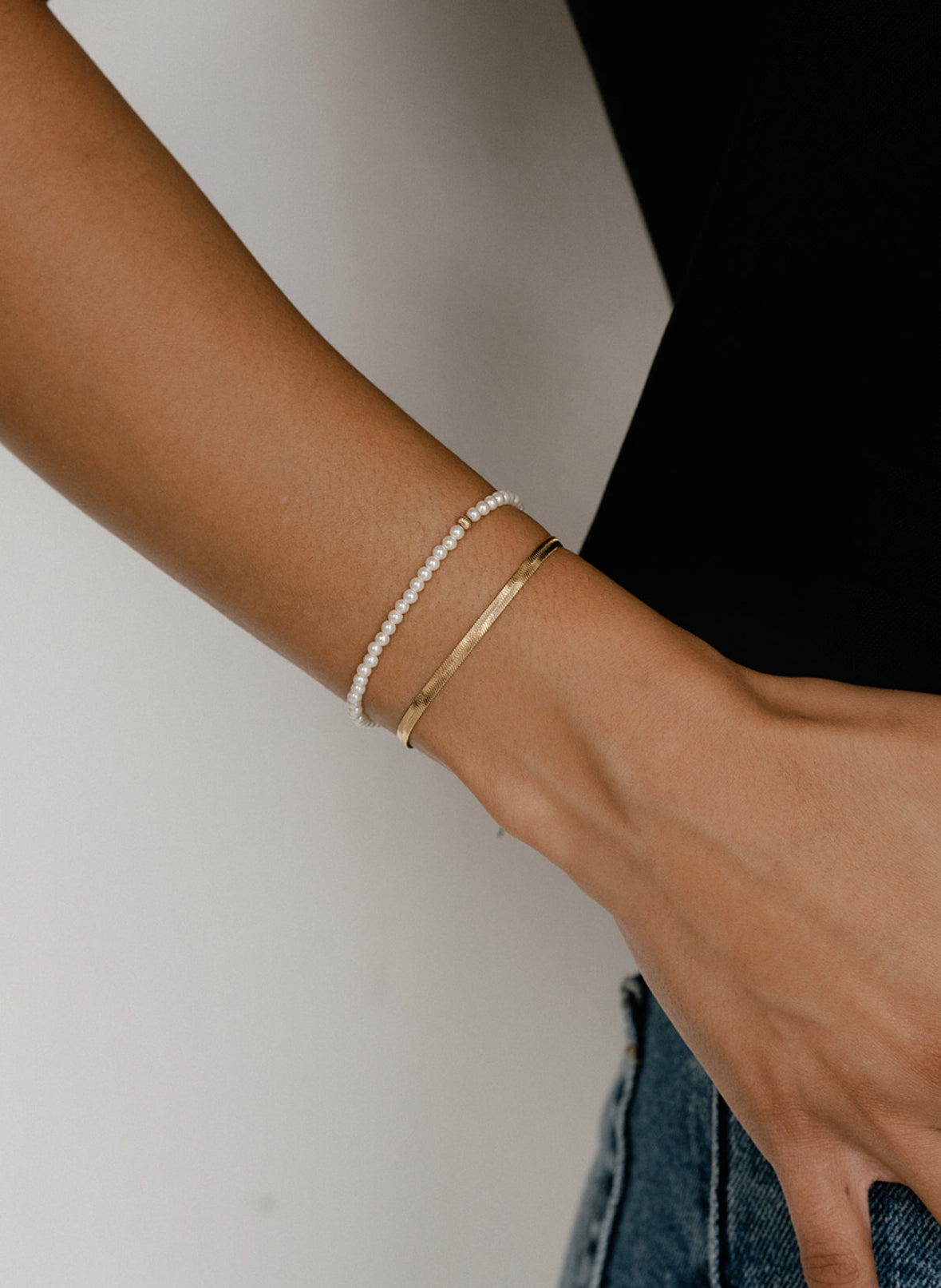 Stretchy Pearl Bracelet